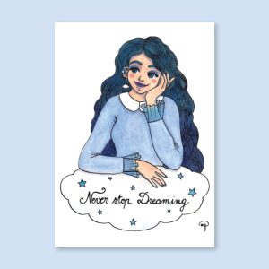Carte A5 - Never Stop Dreaming